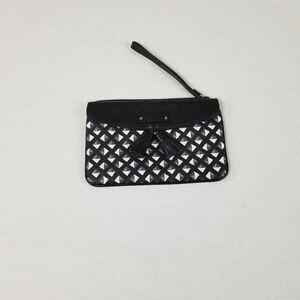 Vera Bradley Black,‎ White & Gray Diamond Pattern Clutch